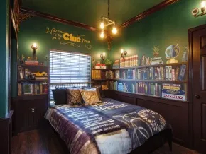 Beautiful bedrooms with interactive games