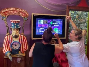 playing games like the arcade1up infinity table in Orlando