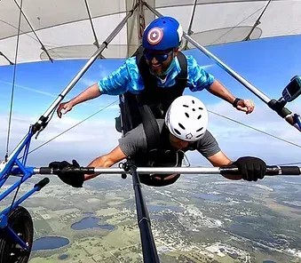hanggliding in central florida near an Orlando airbnb