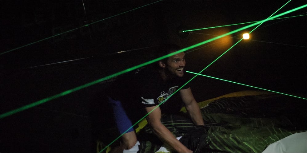 play a laser maze near Disney and Orlando at this vacation retreat rental