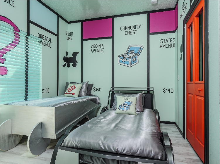 A Monopoly Themed Bedroom